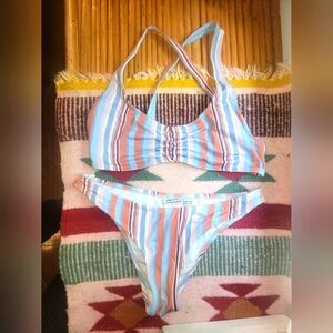 Rhythm. striped bikini medium